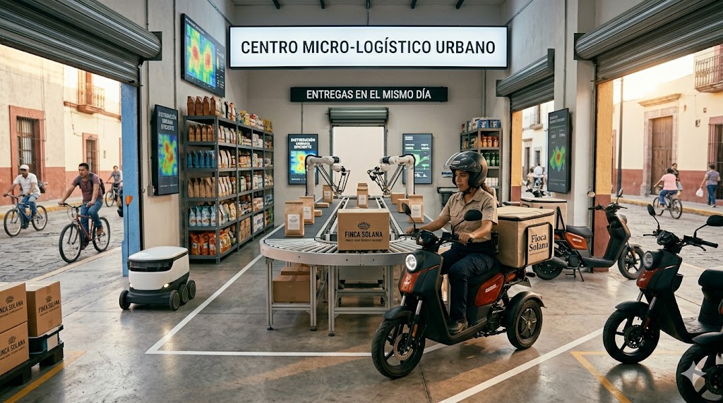 Entregas de último kilómetro y centros de distribución