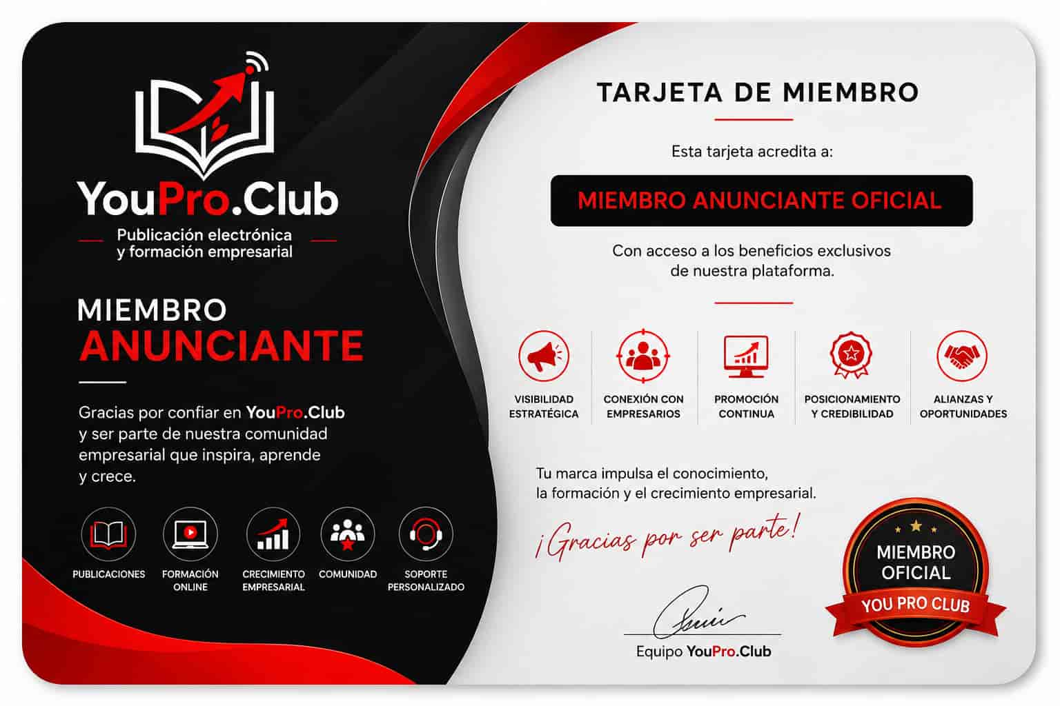 Empresarios en comunidad YouPro.Club: aprendizaje, crecimiento y red de contactos